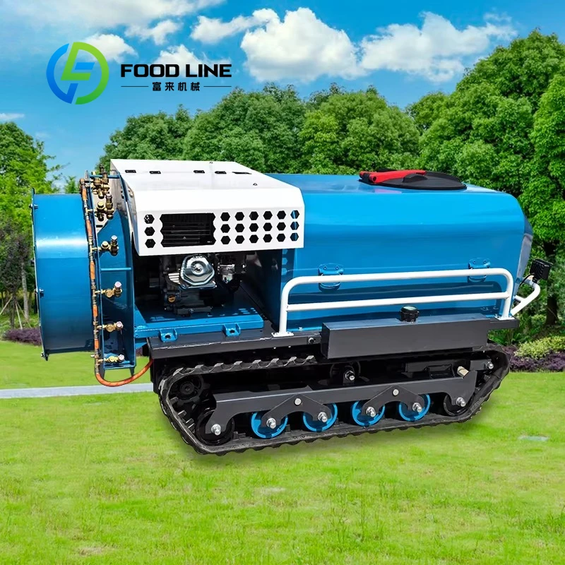 Customized High Efficiency Petrol Tracked Sprayer Commercial Agricultural Equipment For Large Orchard Crop Farm Pest Disease