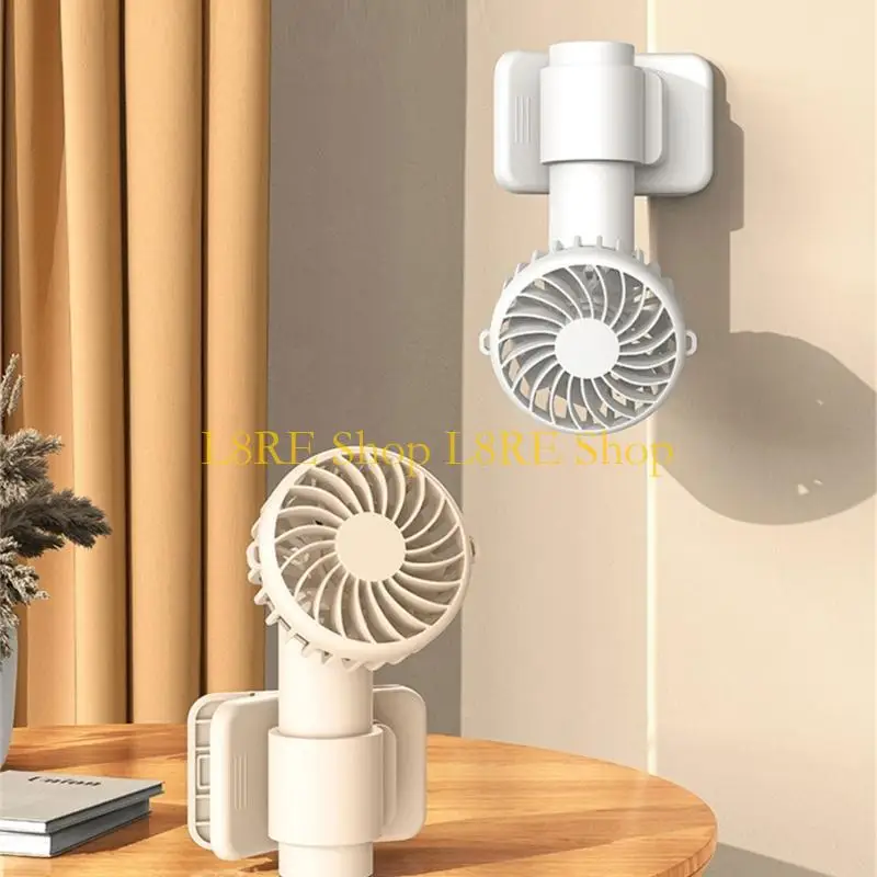 L8RE -Clip auf dem Kühlen von Lüfterdesktop -Lüfter praktischer Regenschirdventilat 1000 -mAh Desk Lüfter für