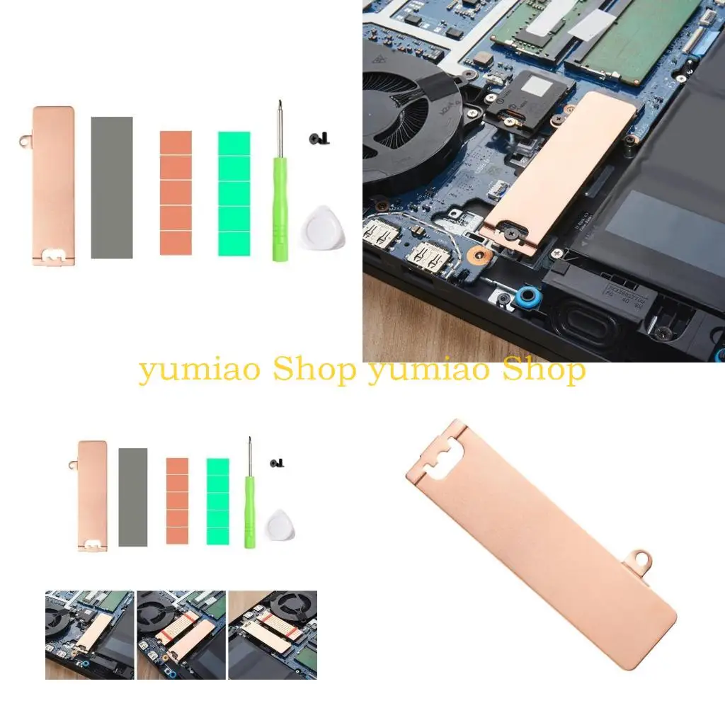 

587B G15 5530 G16 7630 M.2 2280 SSD Hard Drive Mounting Bracket Heatsink Laptop SSD Mounting Bracket Holder