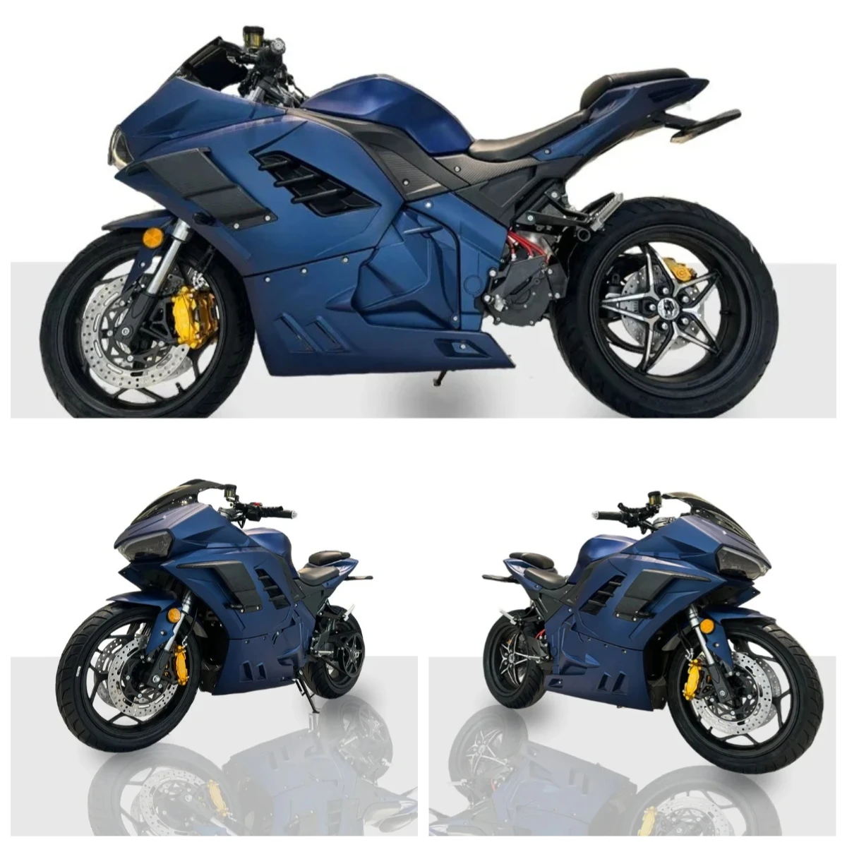 Manufacturer Customize Color 8000W Middle Belt Motor Long Range Electric Motorcycles