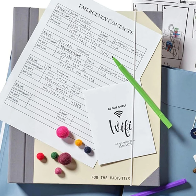 Органайзер для файлов-аккордеона, расширяющаяся папка для файлов с ноутбуком и сумкой для хранения Папка-аккордеон для офиса/школы