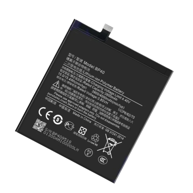 BP40 3.85V 4000mAh High Capacity Battery for Xiaomi Redmi K20 Pro/MI 9T Pro /K20 Pro Premium Mobile Phone Battery Fast Shipping