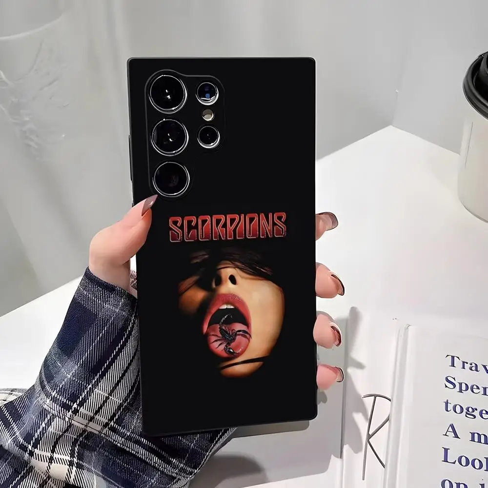 Hard Rock S-Scorpions Band Phone Case For Samsung S26 S25 S24 S23 S22 Ultra Plus Fe A57 A37 A17 A27 5G Silicon Cover