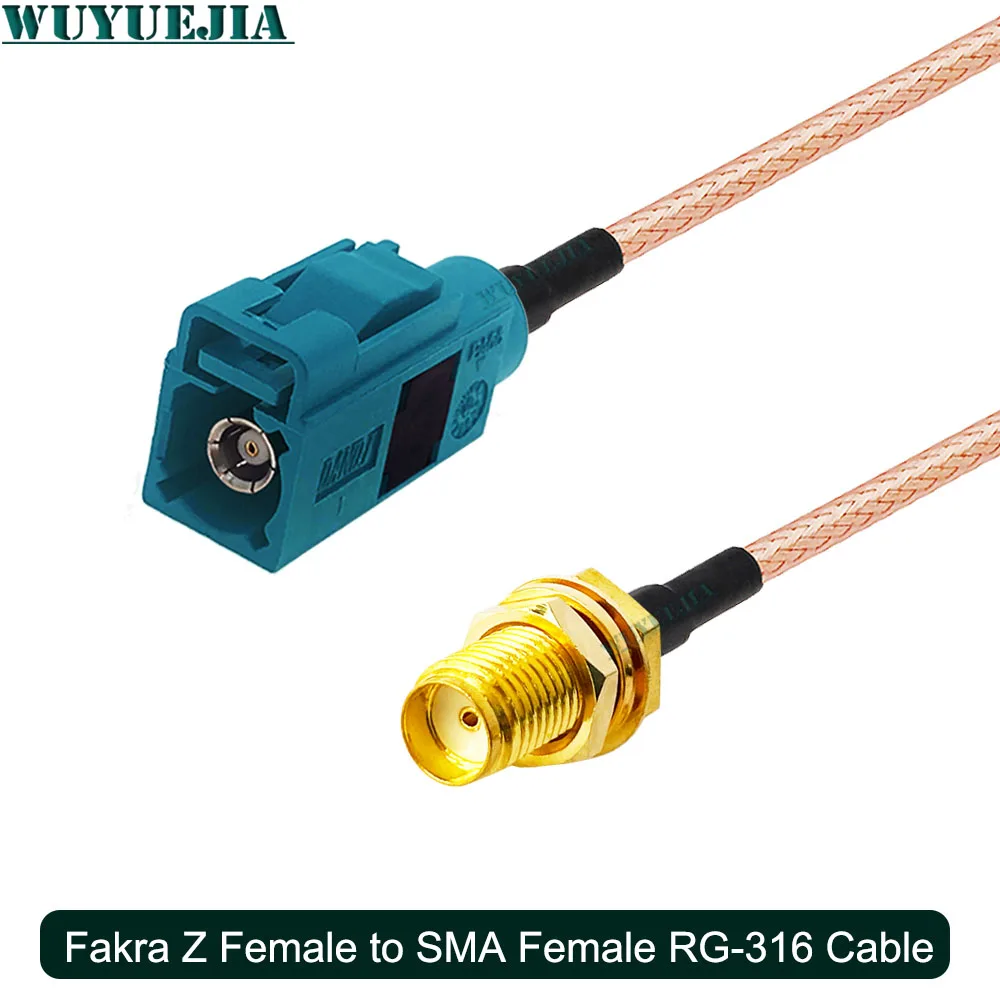

Прямой разъем SMA «мама» 10 см-15 м для FAKRA A/B/C/D/E/F/G/H/I/K/Z, коаксиальный разъем RF, обжимной для кабеля, GPS-антенны, кабеля RG-316