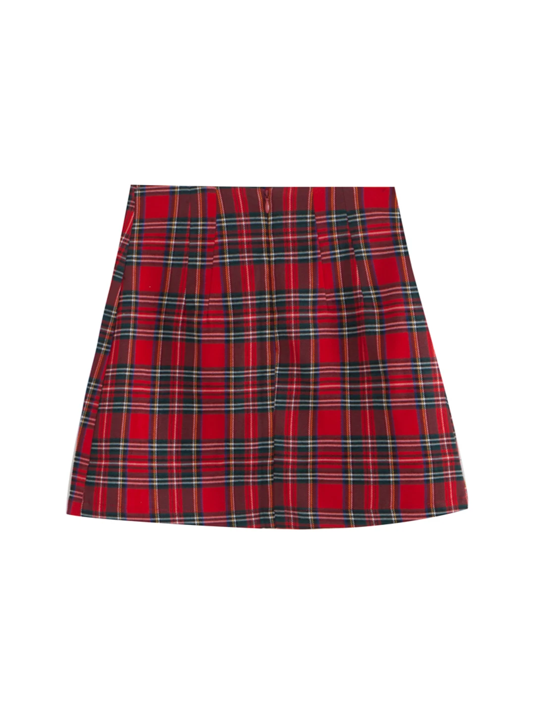 

Sexy A-Line Skirt High Waist Plaid Pattern Street Sle Cotton Material Midi Skirt for Young Women in Their 20s