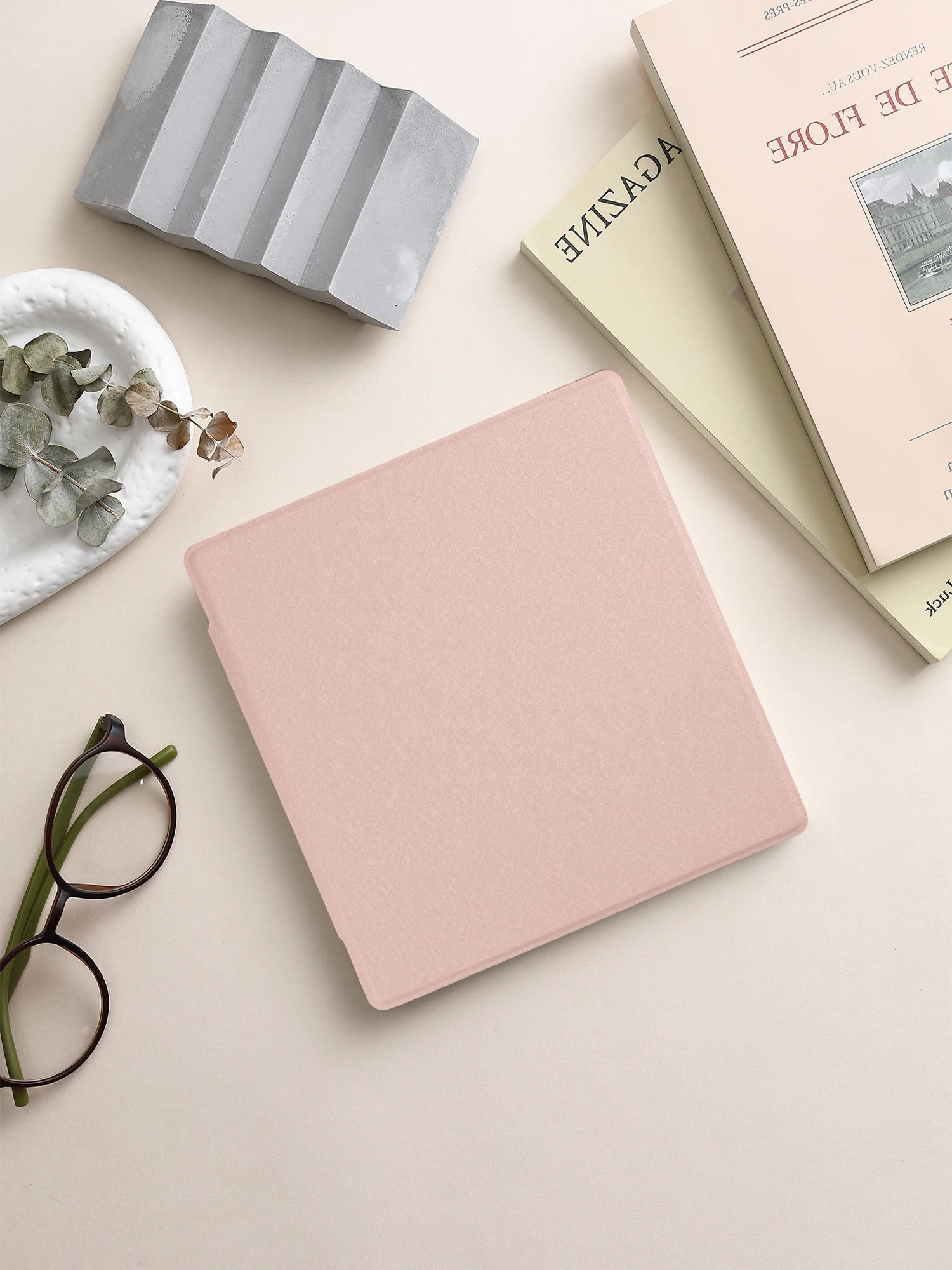 twosheep Minimalistisches, solides Gehäuse, passend für Boox Go7 Go Color7 GenII Go Color7 Gen2 Leaf3 Leaf3c, magnetische Smart-Acryl-Hülle – Detail 9