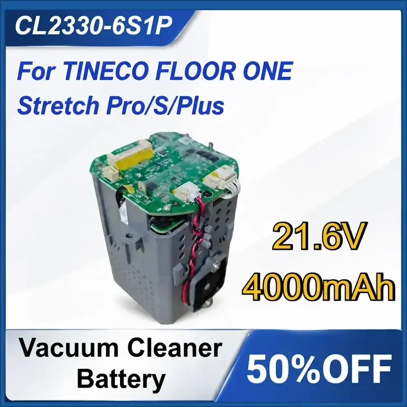 CL2330-6S1P 21.6V 4000mAh Battery For TINECO FLOOR ONE Stretch Pro/S/Plus Vacuum Cleaner Battery