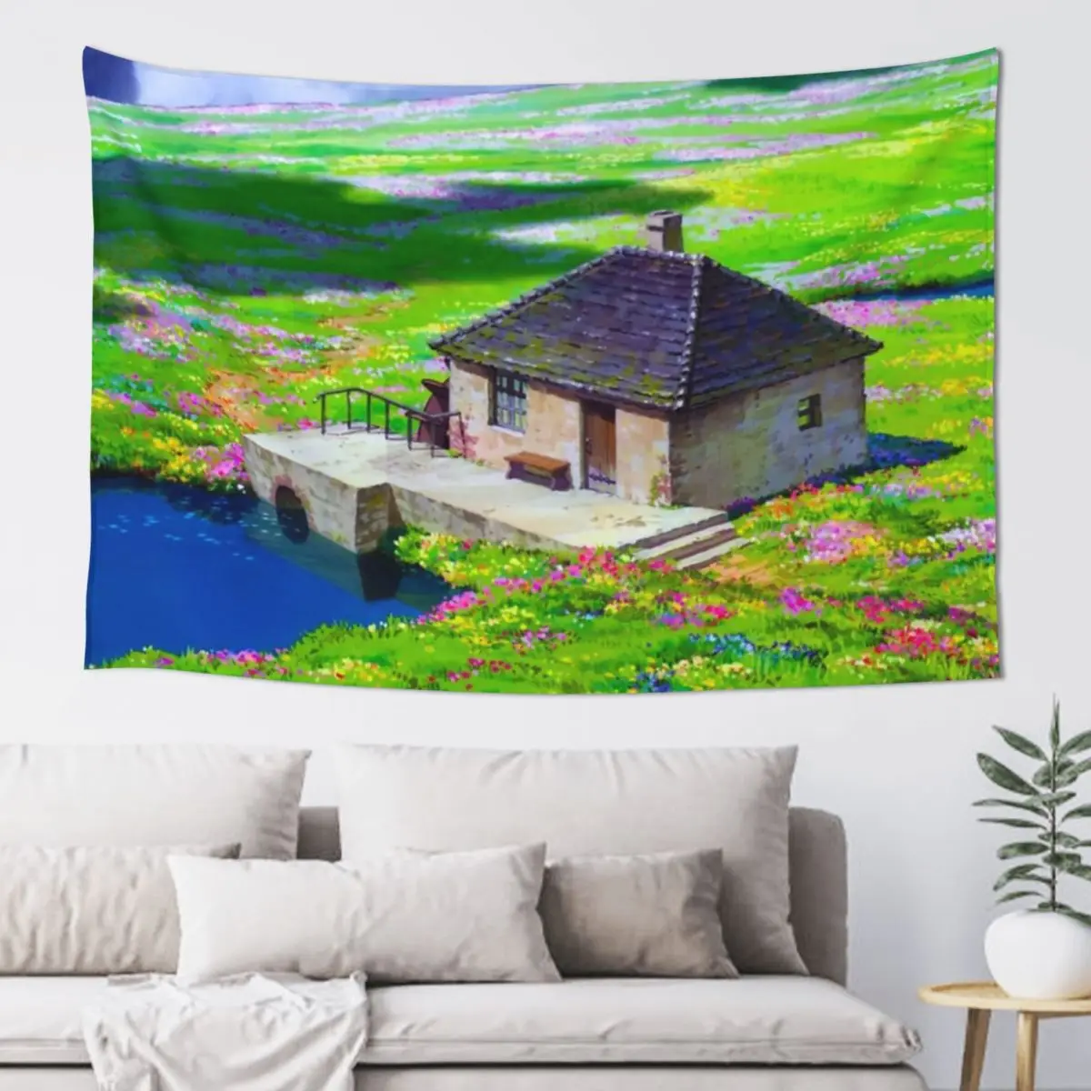 

My Uncle's Magic Workshop - Color Revamp Tapestry Room Decoration Korean Style Room Decor For Girls Wall Mural Tapestry
