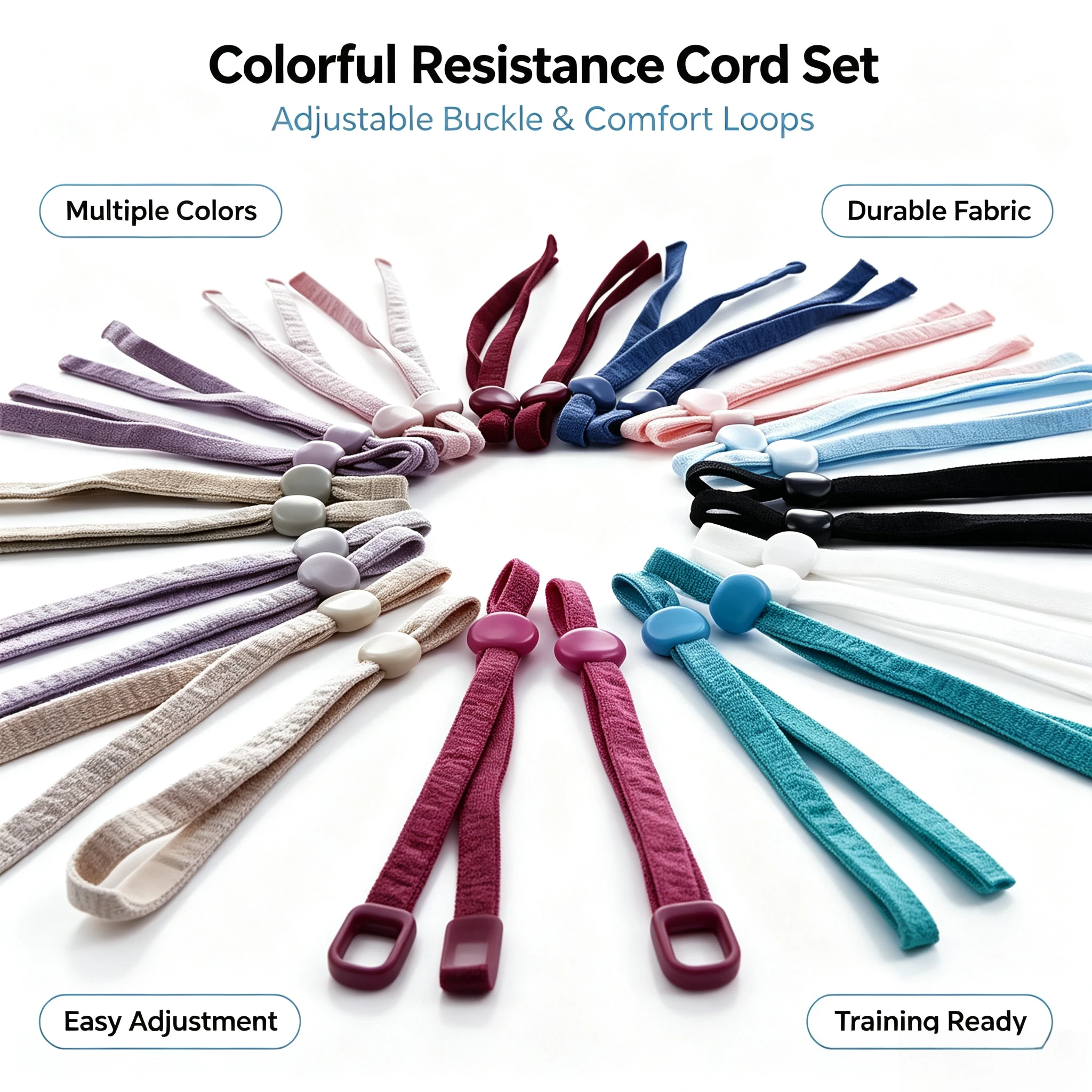 5mm Adjustable Ear Loop Elastic Strap Knitted Spandex Nylon Material Flexible Elastic Rope For Daily Use