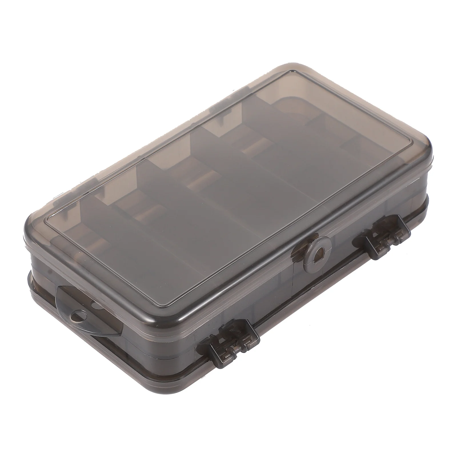 

1pc Double-Side Fishing Box 20 Compartments Lure Storage Container Anti-Fall Wear Resistant Outdoor Tackle Organizer Case