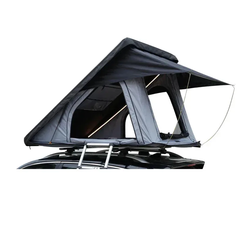 

Outdoor Camping Waterproof Rooftop 2 Persons Suv Triangle Soft Shell Roof Top Tent