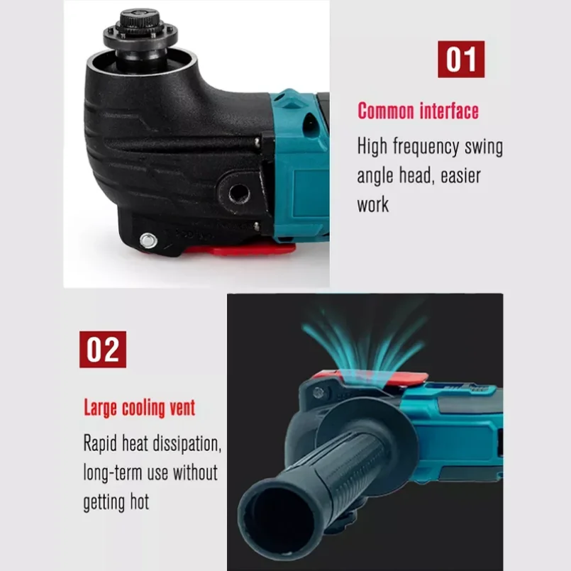 Многофункциональный инструмент, осциллирующие многофункциональные инструменты, ремонт с переменной скоростью, электрический триммер, электрическая пила для батареи 21 В, 18 В