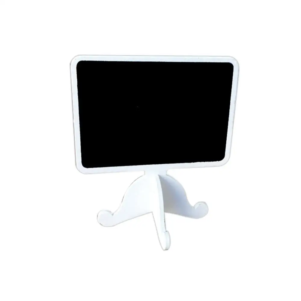 Mini Wooden Blackboard for Kids, Small Message Board, DIY Black Board, Menu Label Chalkboard, Desktop Blackboard