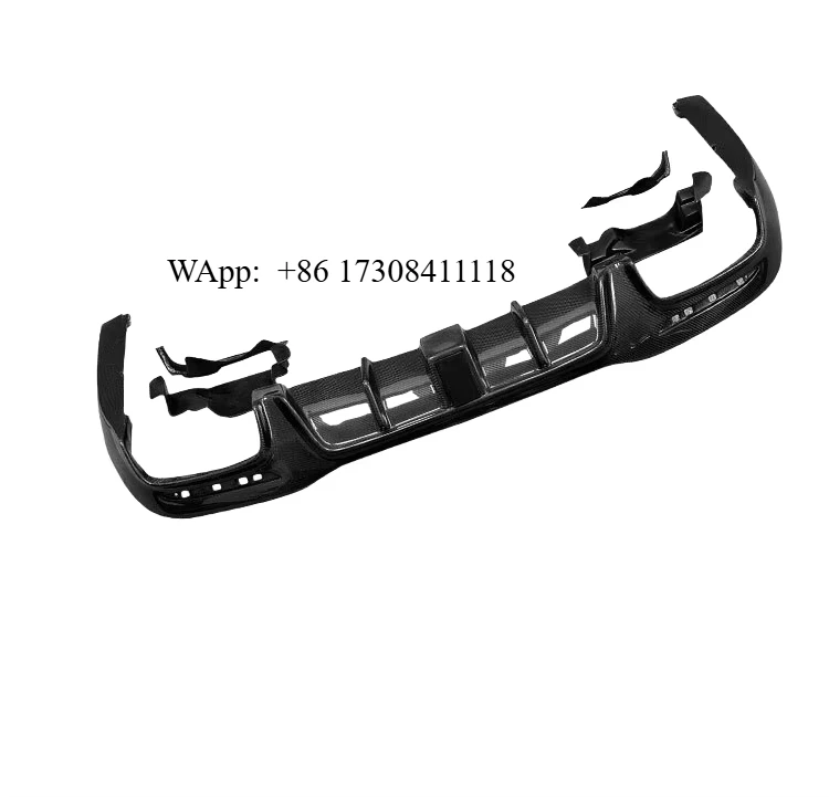 

2014+Hot Performance Carbon Fiber Car Rear Bumper for S-Class W222 S63 Rear Lip with Light