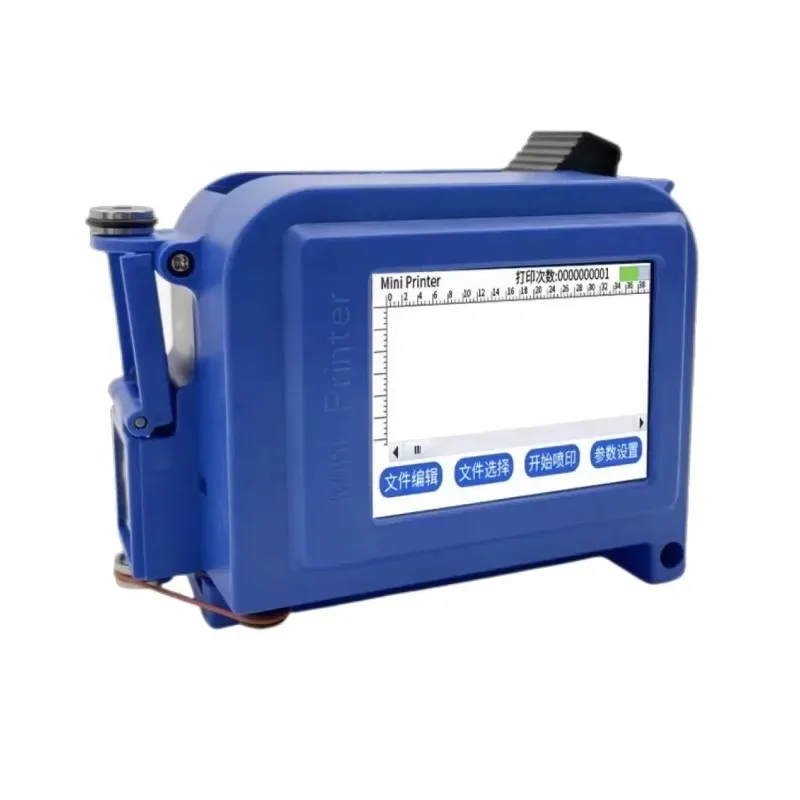 12,7 mm 25,4 mm Saco de plástico Caixa ondulada Data de validade Impressora Codificação Pequena máquina de impressão inteligente de logotipo Mini