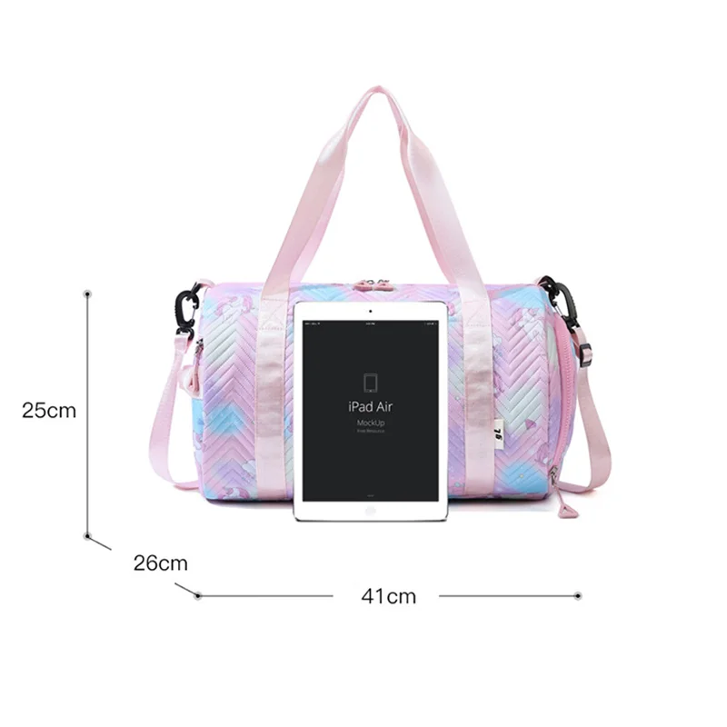 PANGDUBE Unicorn Mom Bag 41*26*25cm Diaper Bags for Baby Nappy Bag Maternity Bag Multifunctional Yoga Sport Gym Bag