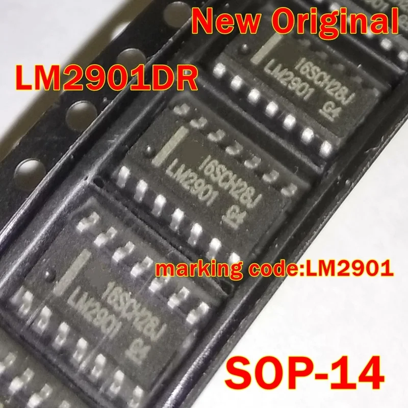 1 Stück bis 100 Stück Lm2901Dr Lm2901D Sop-14 Neuer Original-Markierungscode: Lm2901 Quad Single Supply Komparatoren