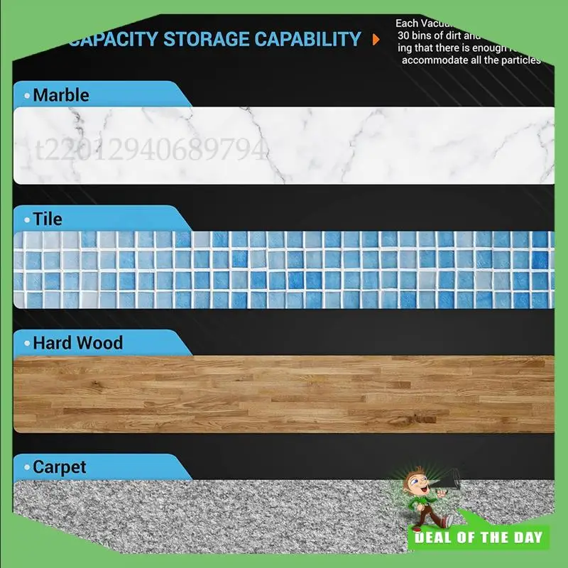 -ABPO 6 عبوات من أكياس المكنسة الكهربائية لـ Irobot Roomba I & S & J Series J6+ J7 J8+ I7 I7+ (7550) I4+ I5+ I6+ I8+ S9+ J7 J