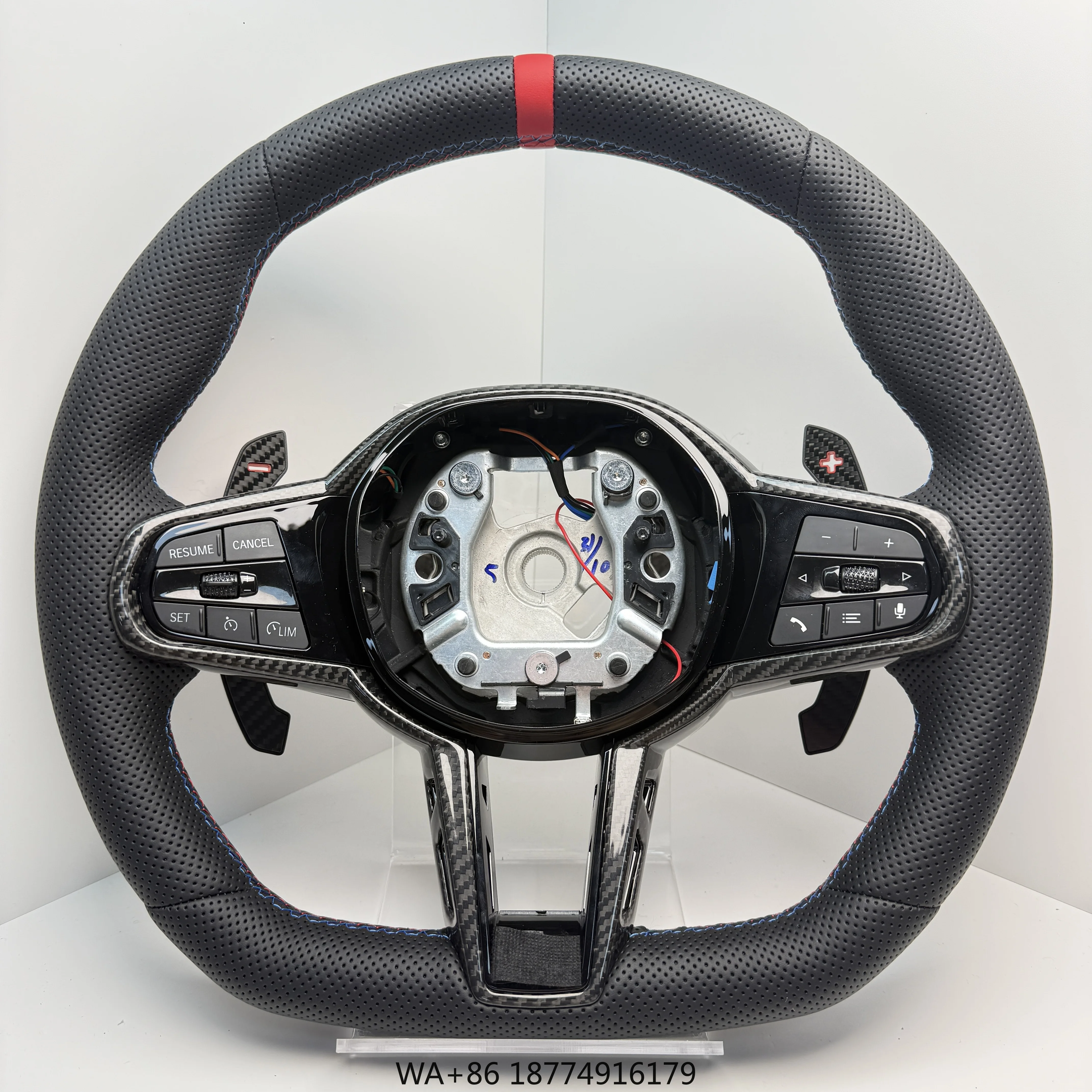 

Leather Steering Wheel for 6 Series M6 F10 F20 F30 F36 X3 F25 X4 F26 G20 G30 G38 G80 G82 M3 F80 M4 F82 E82 E89