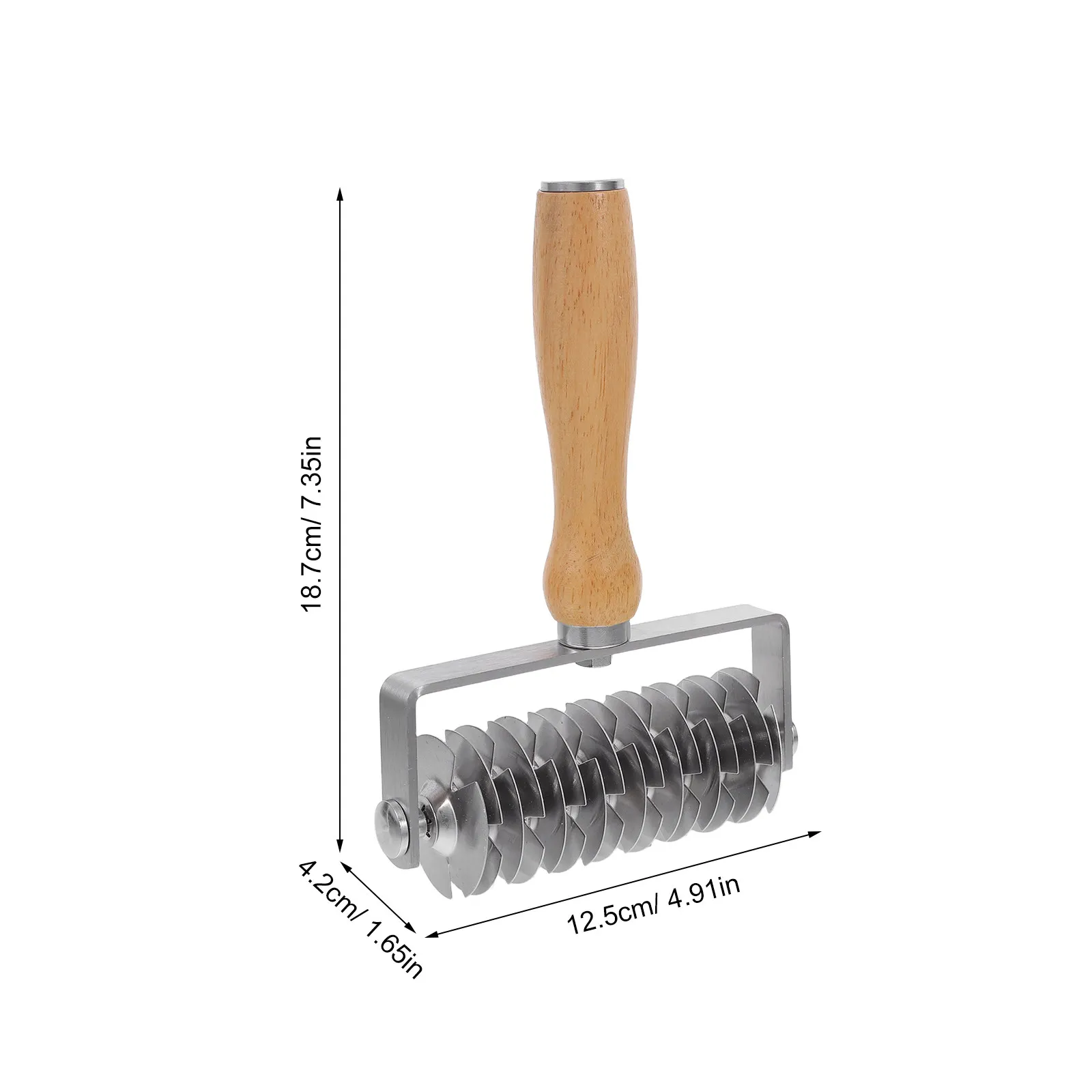 Stainless Steel Roller Dough Cutter Sharp Rotary Pastry Wheel for Pizza Pie Crust Baking Tool Professional Pastry Cutter Tool