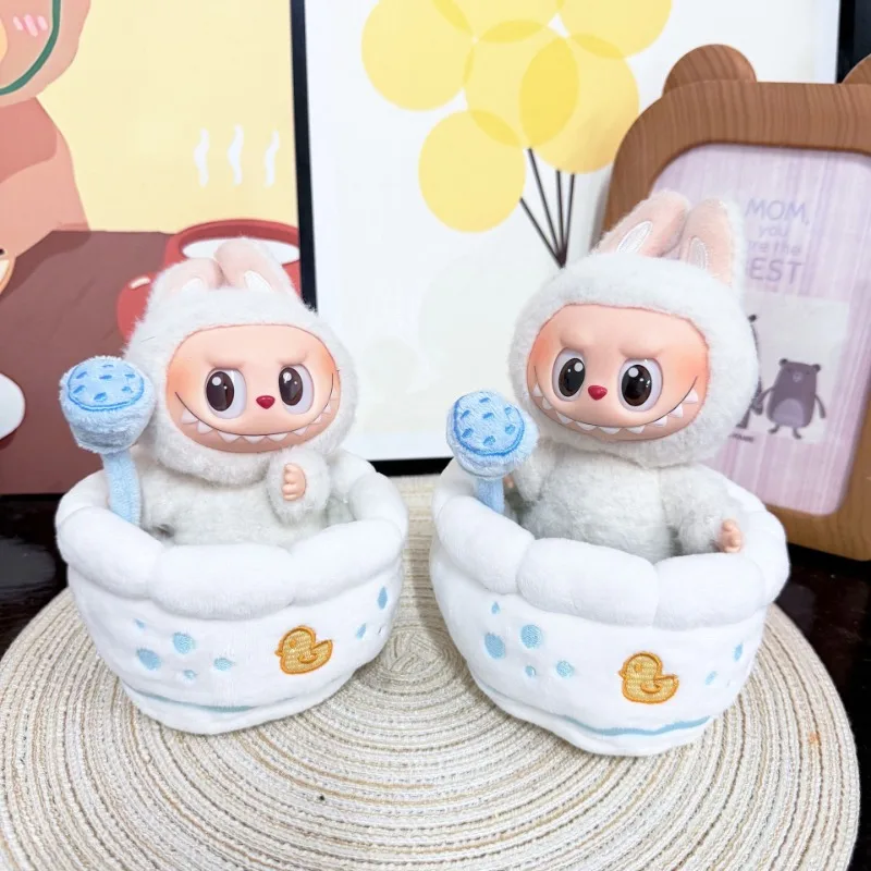 

(без куклы) подходит для куклы Лабу 15-17 см, креативная милая раковина для душа, мини-плюшевая кукла, ванна, соответствующие аксессуары для сцены