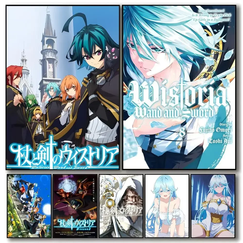 Fantasy anime Wistoria Wand and Sword Poster Aesthetic Dorm & Bedroom Wall Art Decor