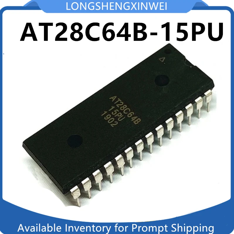 1PCS AT28C64B-15PU AT28C64B-15PC Memory Plug in DIP-28 New in Stock