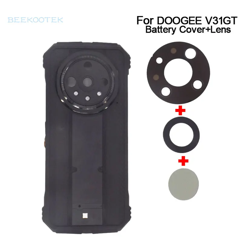 New Original DOOGEE V31GT Battery Cover Rear Camera Lens Decoration Parts Thermal Imaging Silicon Lens For DOOGEE V31 GT Phone