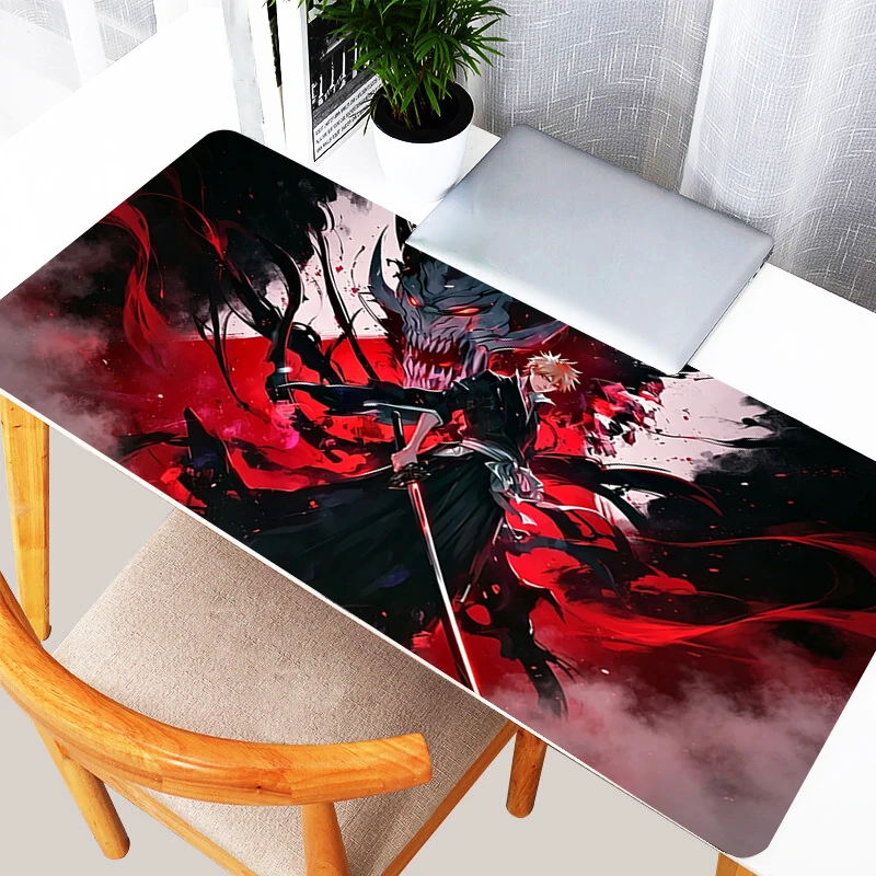 Large Extended Mouse Pad BLEACH Anime Desk Mat Gaming Non Slip Carpet Rubber Base Computer Mouse Pad HD Print Gamer keyboard pad