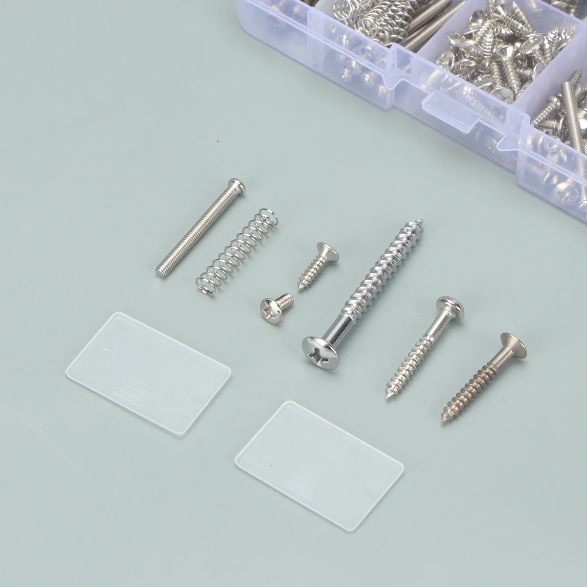 

9 Pieces Guitar Screws Set Durable Metal Electric Guitar Fixation Screws for Pickguard Bridge Pickup Ring Accessory