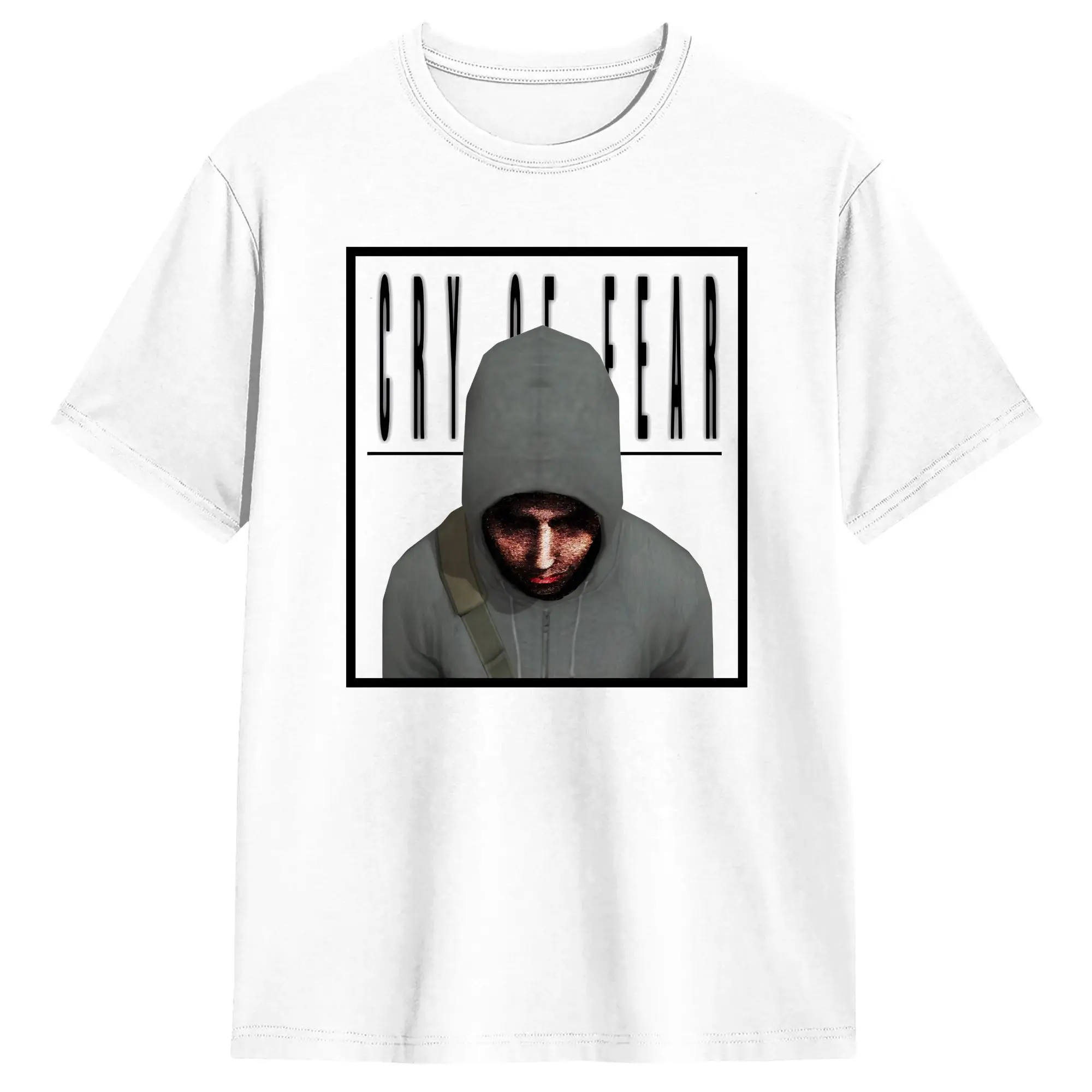 Men's T-Shirts Cry of Fear Creative Cotton Tees Short Sleeve  T Shirt O Neck Clothing Printed