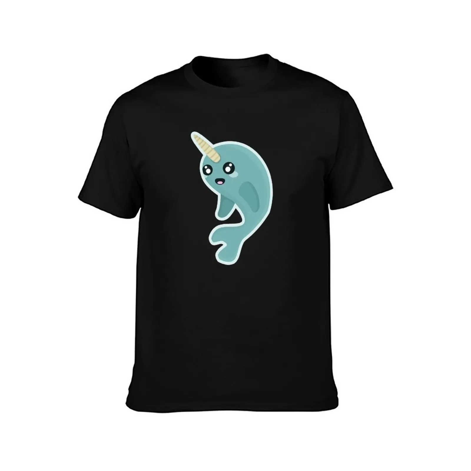 Kawaii Narwhal T-Shirt Long Lasting Casual T-Shirt