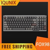 IQUNIX FOX98 Mechanical Keyboard Kit FOX99 3mode Aluminium CNC Hot Swap 4000MAH Gaming Keyboard Kit Type-c Custom Pc Accessory