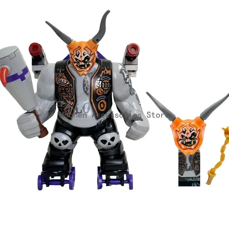 Anime Cartoon TV Bricks Big Gaiden Toy Dolls Ninja Killow Building Blocks Toys Movies Kids Model Birthday Gifts Party Favors
