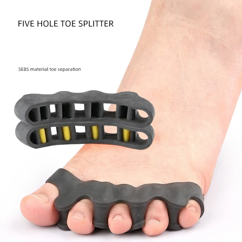 Forefoot Pad Five-hole Toe Separator For Hallux Valgus Big Toe Bone Overlap Toe Clamp Orthopedics Toe Separator Pad Adjustable