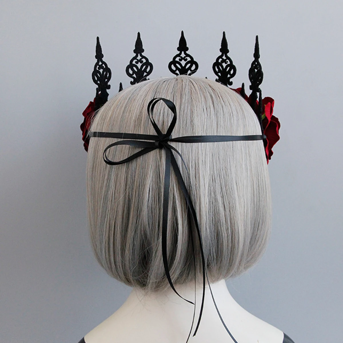 

Retro Rose Headdress Bands Women Headband Crown Hair Accessories Halloween Rosettes Women's