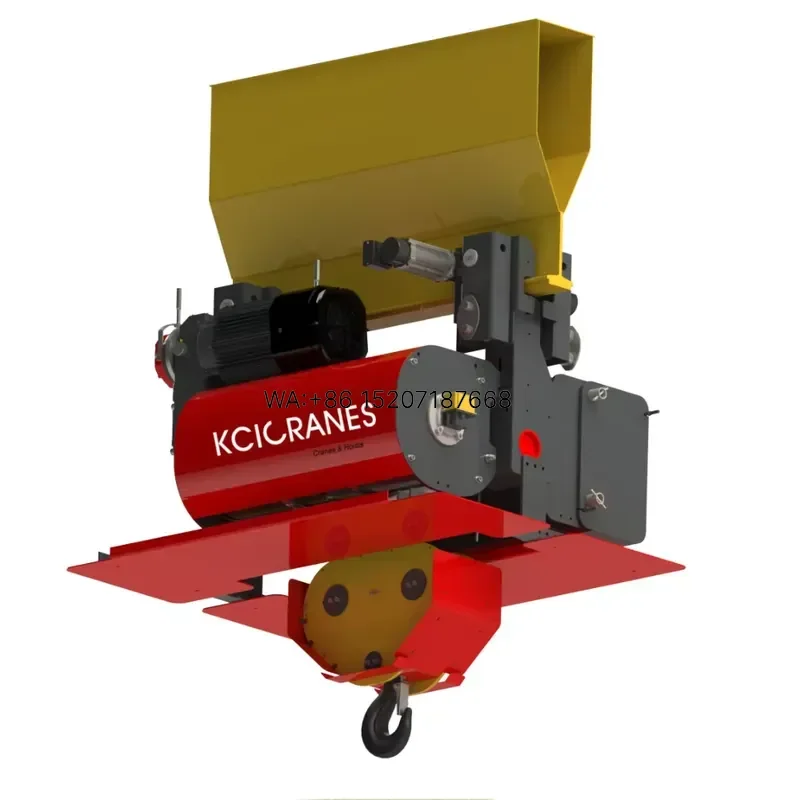 Wmwmnu High Quality Metallurgical Wire Rope Hoist for Bridge Crane High Temperature Resistance Heavy Duty Lifting Equipment