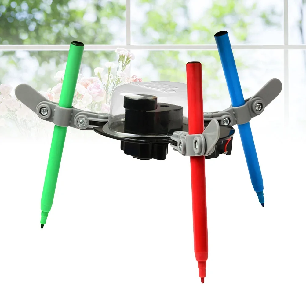 Creative Doodling Robot Kit DIY Auto Graffiti Drawing Machine Science Education Toys for Kids Teens