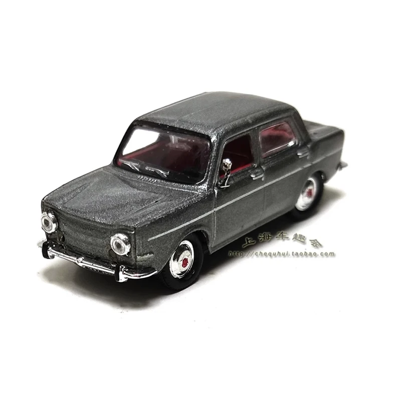 Diecast liga 1:87 escala 1974 simca 1000 modelo de carro laranja para adulto clássico coleção exibição estático decoração ornamento