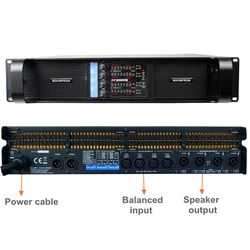 4 Channels Class-D Digital Power Amplifier FP10000Q  FP20000Q FP14000 Max 10000Watts For Stage Live Show Speakers