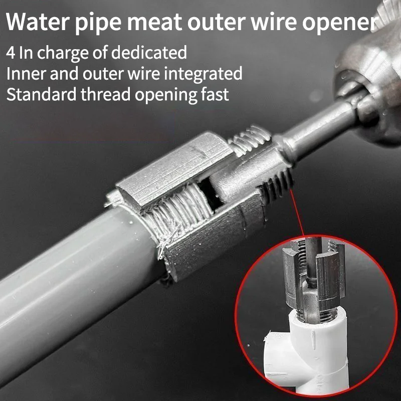 1/2" & 3/4" PPR Universal Water Pipe Tap with Integrated Inner/Outer Thread, Alloy Steel, Anti-Corrosion, Smooth Operation image 6