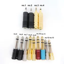 2pole 3pole 6.5mm 6.35mm Male Female Jack Plug to 3.5mm Male Female Audio Mono Stereo Connector for Headphone Amplifier a7