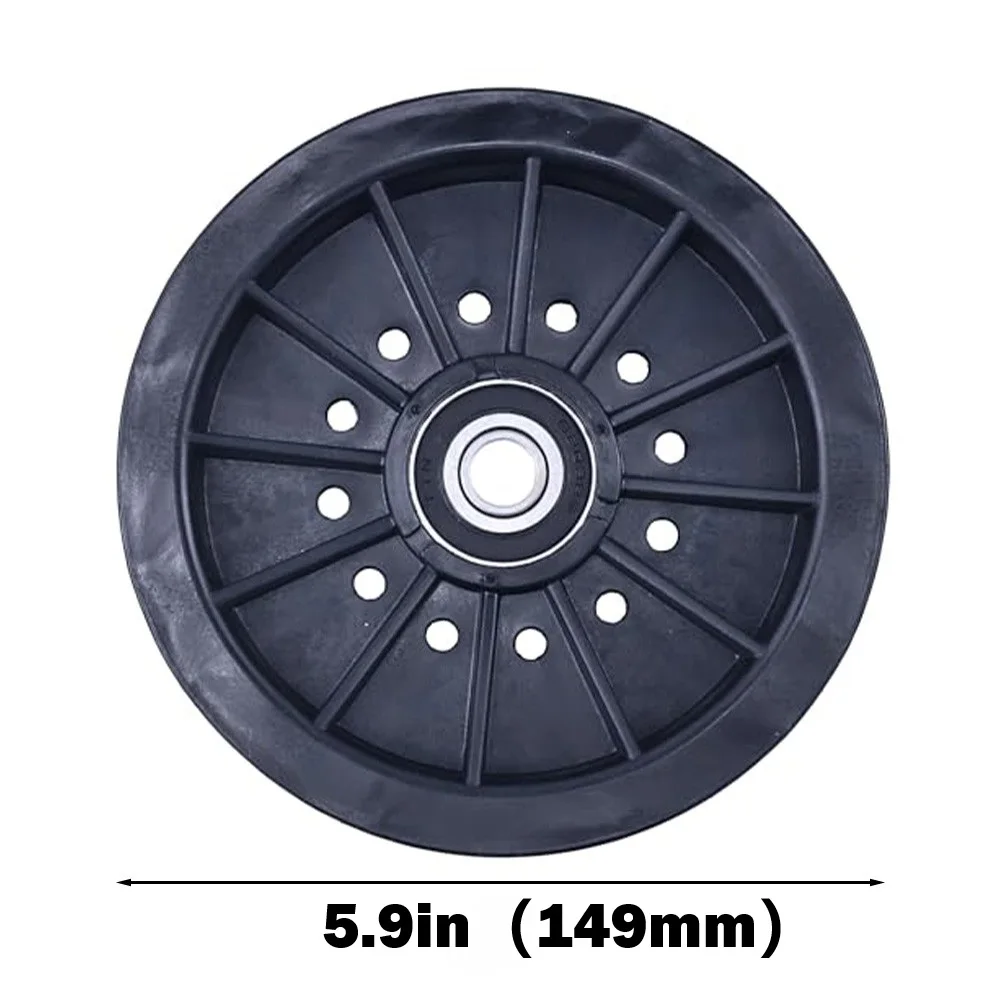Flat Idler Pulley 280926 Compatible with For Hustler 784504 and For Exmark 109 0977 Metal Pulley for Lawn Equipment Service