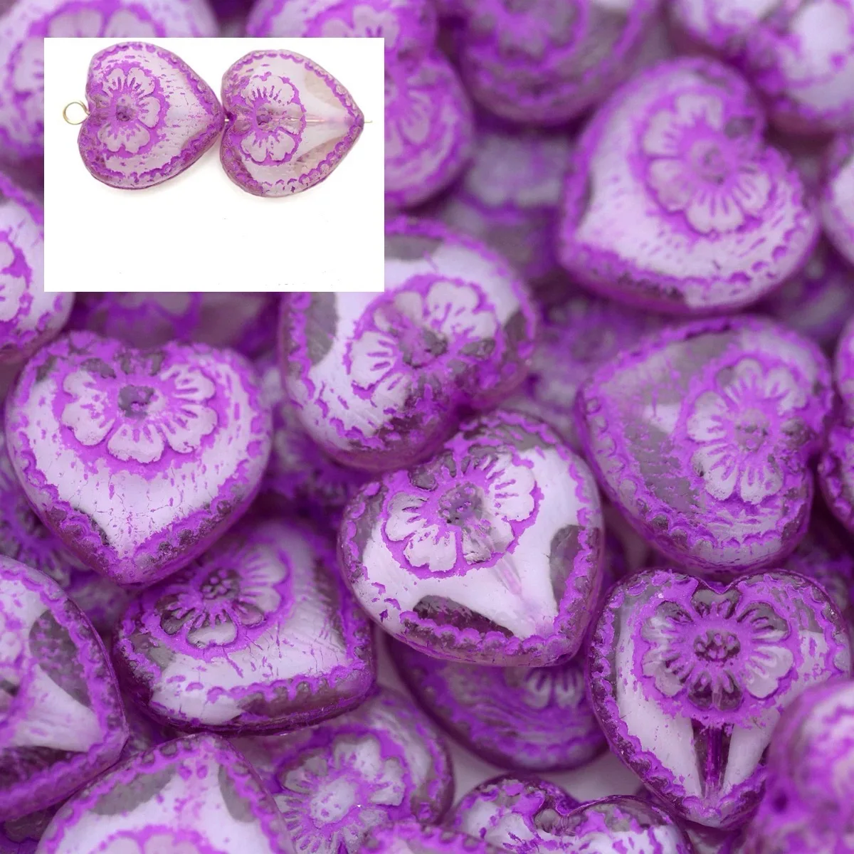 6pcs  17mm (Multiple colors) Handmade Glass Beads Bracelet Necklace Earring Scatter Pieces DIY Semi-finished Production