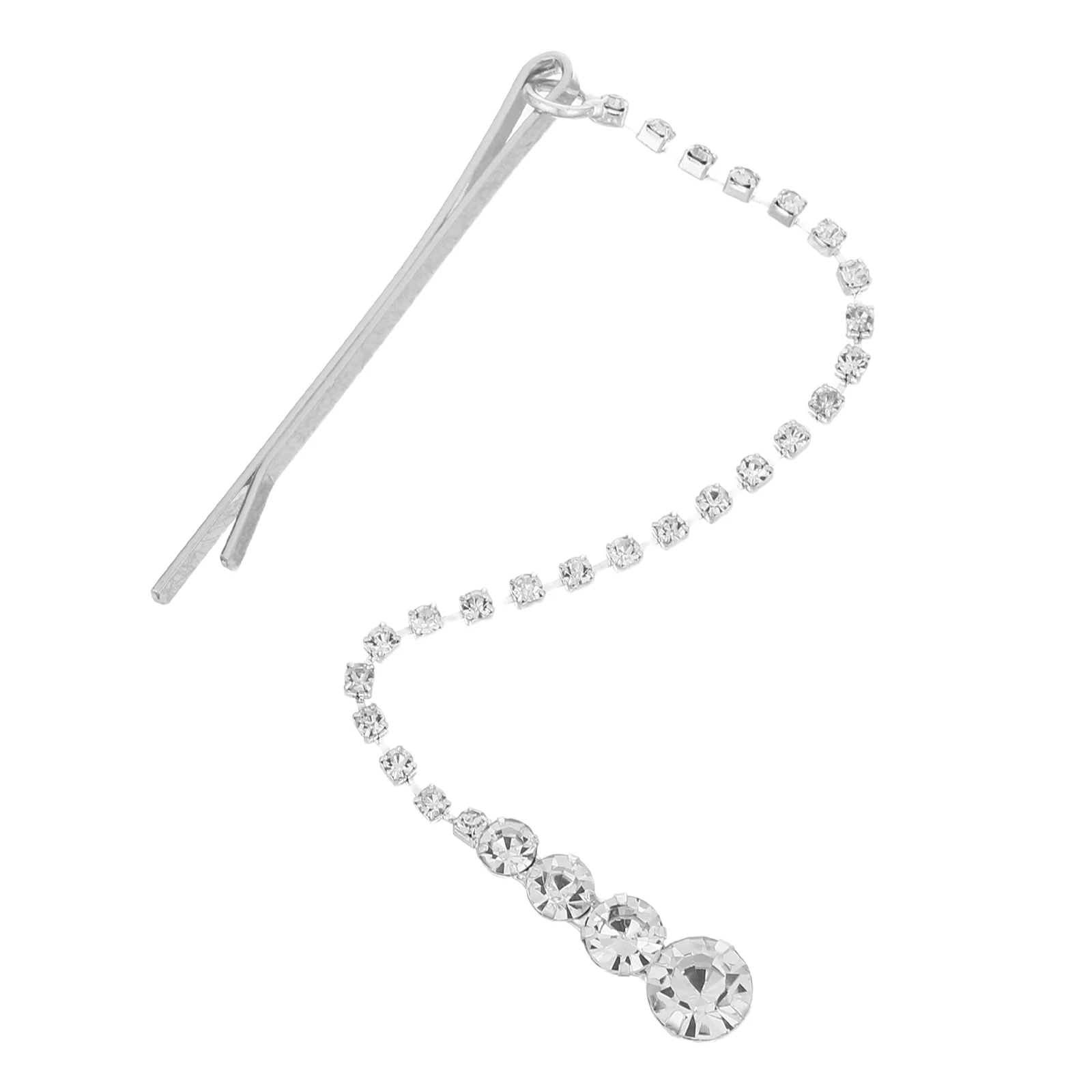 

Crystal Rhinestone Bridal Frontlet Elegant Alloy Forehead Chain Party Wedding Hair Accessory Birthday Gift Unique Design