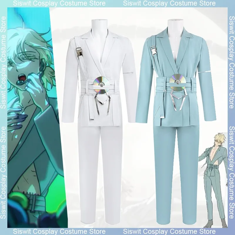 

Anime ALIEN STAGE Luka R7 Cosplay Costume White Suit Accessories Full Set Idol Performance Uniform Party Carnival Suit Outfits