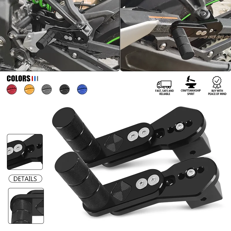 

mt07 mt09 mt10 Adjustable Rear Passengers Foot Pegs For MT-07 MT-09 14-24 MT-10 16-24 Motorcycle Multi-angle Telescopic Footrest