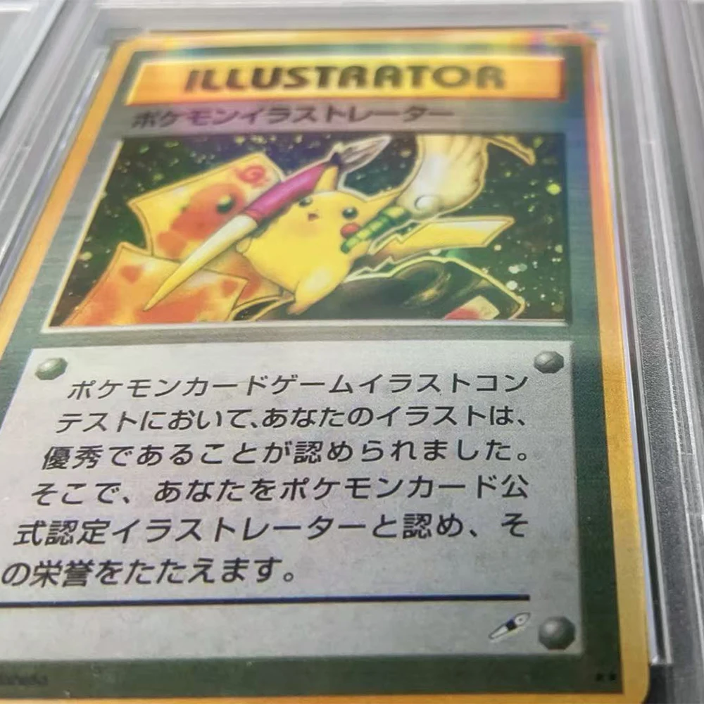 プロキシDIY PTCGグレード付きコレクションカード P.M.プロモーションイラストレーター ミュウツー-ホロ スノーラックス NM-MT 8枚 ホログラフィックラベル 子供向けギフト