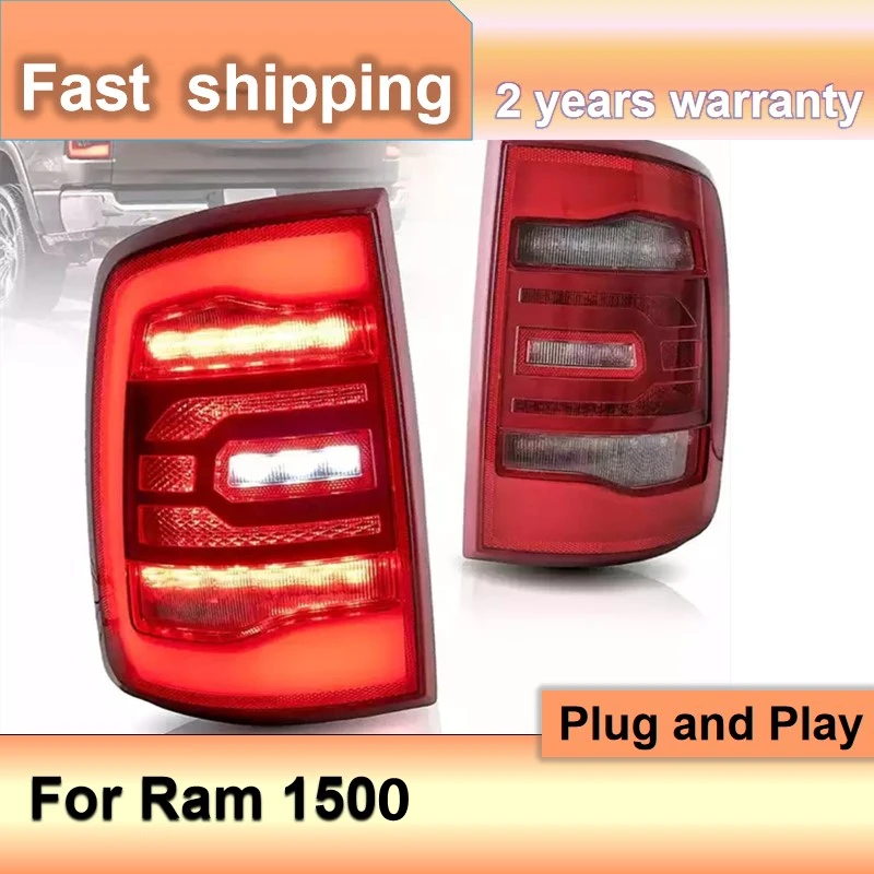 Car Accessories for Dodge Ram Tail Lights 2009-2018 Ram 1500 Taillight DRL Fog Brake Reversing Turn Signal