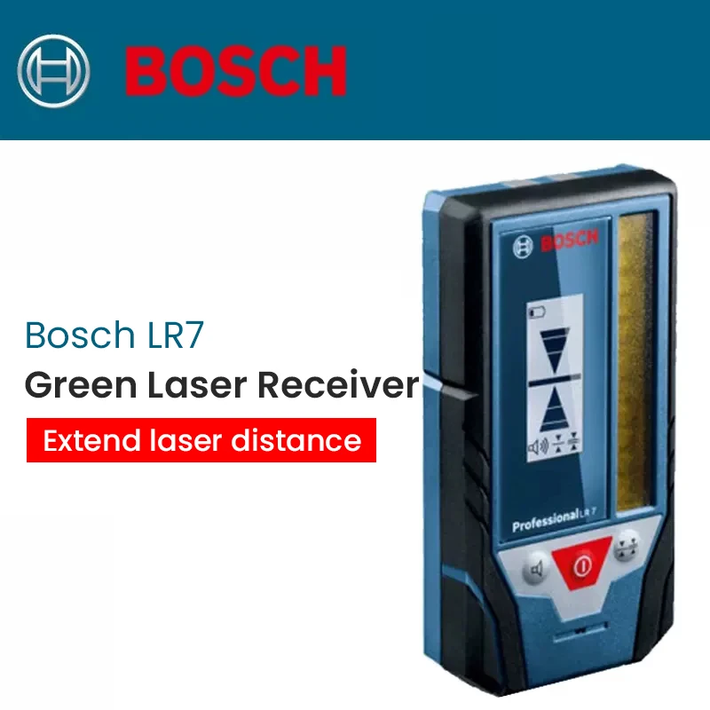 Bosch Professional Red Green Line Laser Level Receiver LR7/LR6 Suitable For GCL2-50G GLL3-60xg GLL3-80/80C GLL5-50X